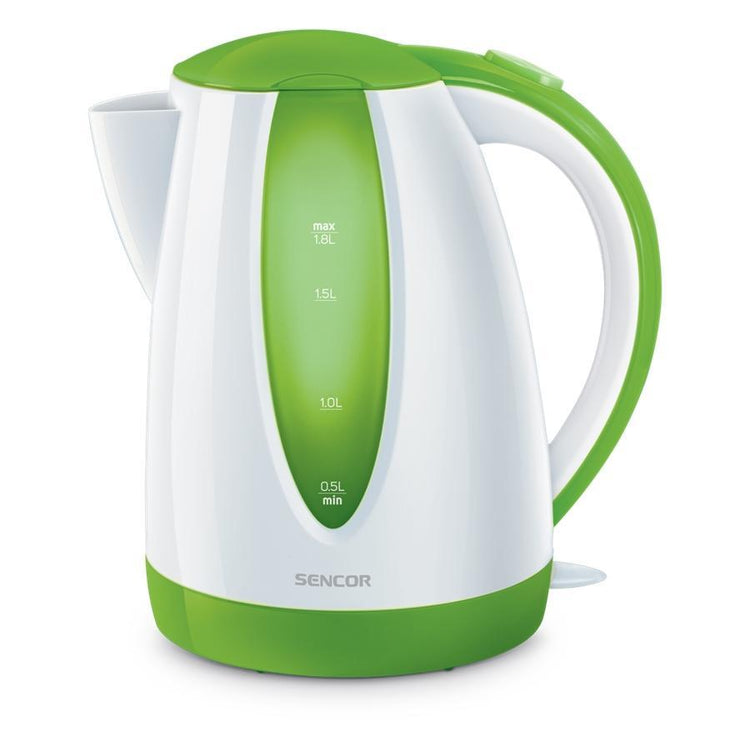 Sencor - Bouilloire Électrique avec Filtre Amovible, Capacité de 1.8 Litres, 1200W, Vert - Simple Boutique