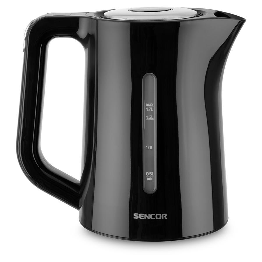 Sencor - Bouilloire Électrique avec Réglage de la Température et Affichage LED, Capacité de 1.7L, 1500W, Noir - Simple Boutique