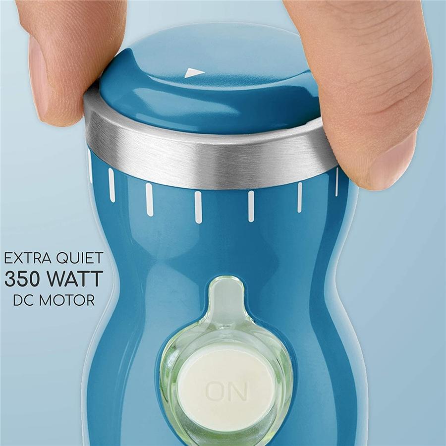 Sencor - Ensemble de Mélangeur à Main avec Hachoir et Fouet, Vitesse Variable, 350W, Bleu - Simple Boutique