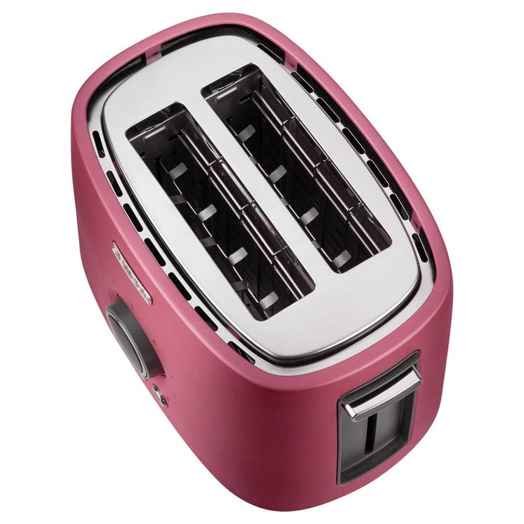 Sencor - Grille-Pain à 2 Tranches avec 9 Niveaux d'intensité et Minuterie, 800W, Rouge Métallique - Simple Boutique
