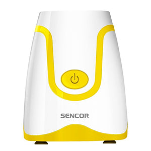Sencor - Mélangeur Personnel avec un Capactité de 0.6L + Moulin à Café, 300W, Jaune - Simple Boutique