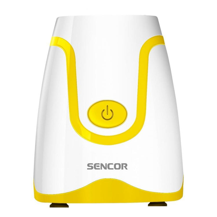 Sencor - Mélangeur Personnel avec un Capactité de 0.6L + Moulin à Café, 300W, Jaune - Simple Boutique