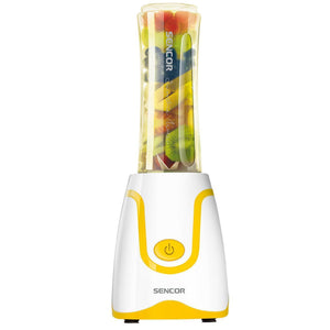 Sencor - Mélangeur Personnel avec un Capactité de 0.6L + Moulin à Café, 300W, Jaune - Simple Boutique