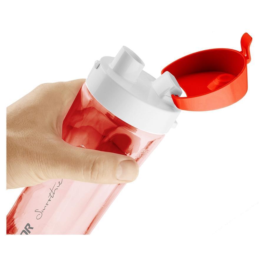 Sencor - Mélangeur Personnel avec un Capactité de 0.6L + Moulin à Café, 300W, Rouge - Simple Boutique