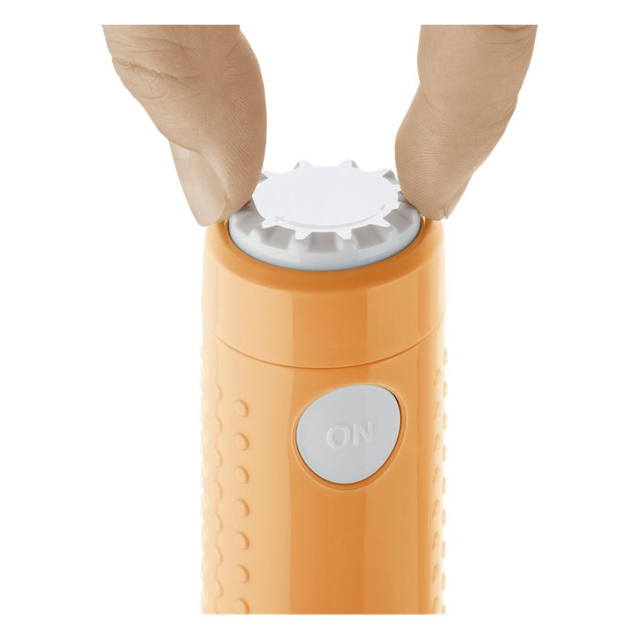 Sencor - Mélangeur à Main Mince avec Contrôle de Vitesse Variable, 150W, Comprend un Gobelet de 17oz, Orange - Simple Boutique