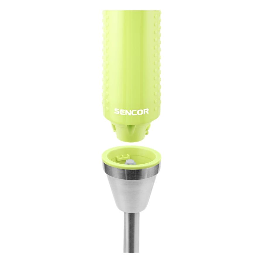 Sencor - Mélangeur à Main Mince avec Contrôle de Vitesse Variable, 150W, Comprend un Gobelet de 17oz, Vert - Simple Boutique