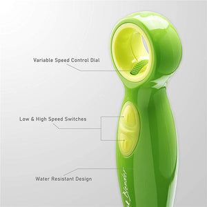 Sencor - Mélangeur à Main Silencieux Avec Vitesses Variables et Turbo, Comprend un Gobelet de 17oz, Vert - Simple Boutique