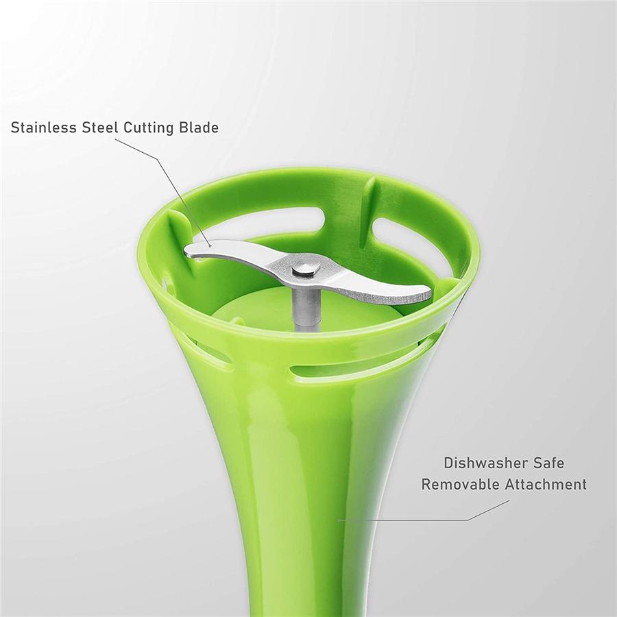 Sencor - Mélangeur à Main Silencieux Avec Vitesses Variables et Turbo, Comprend un Gobelet de 17oz, Vert - Simple Boutique