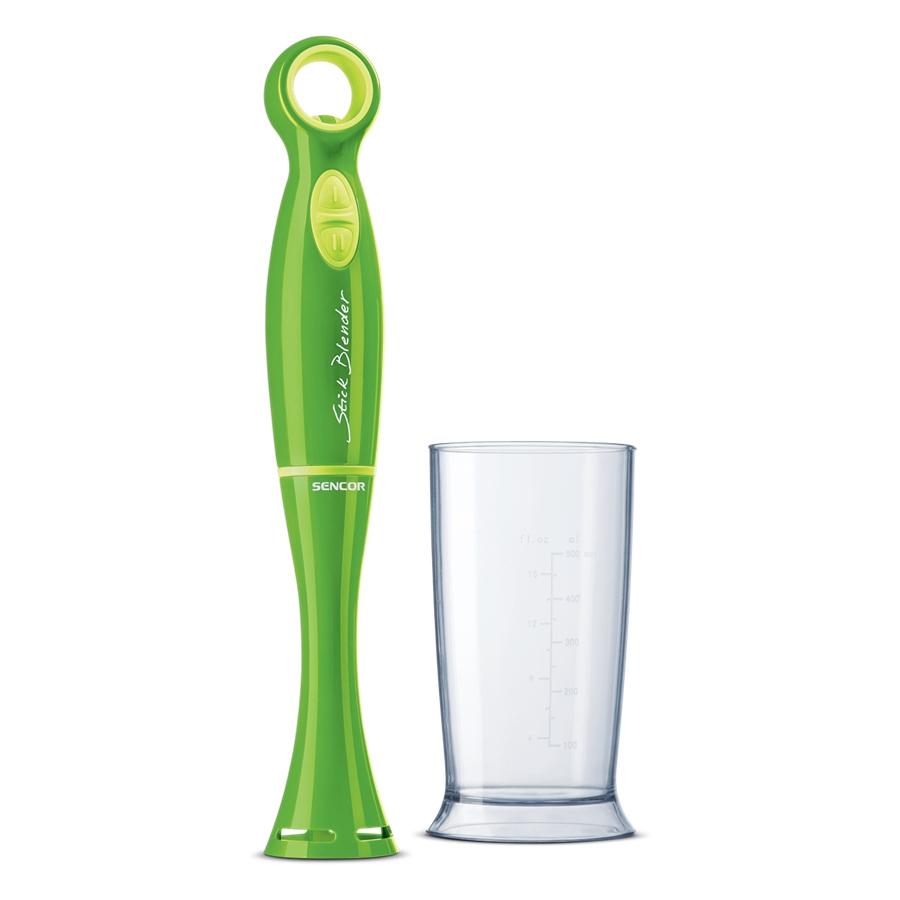 Sencor - Mélangeur à Main Silencieux Avec Vitesses Variables et Turbo, Comprend un Gobelet de 17oz, Vert - Simple Boutique