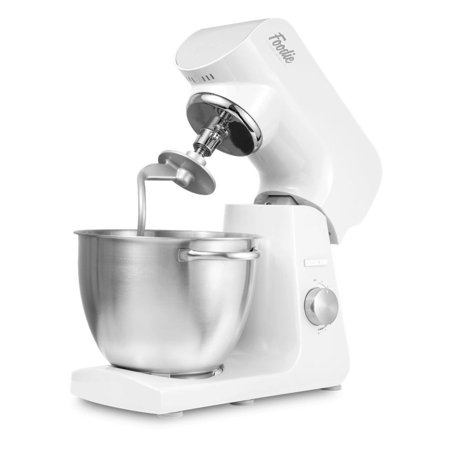 Sencor - Mélangeur sur Pied Multi-Fonctionel, Comprend 6 Accessoires, 500W, Blanc - Simple Boutique