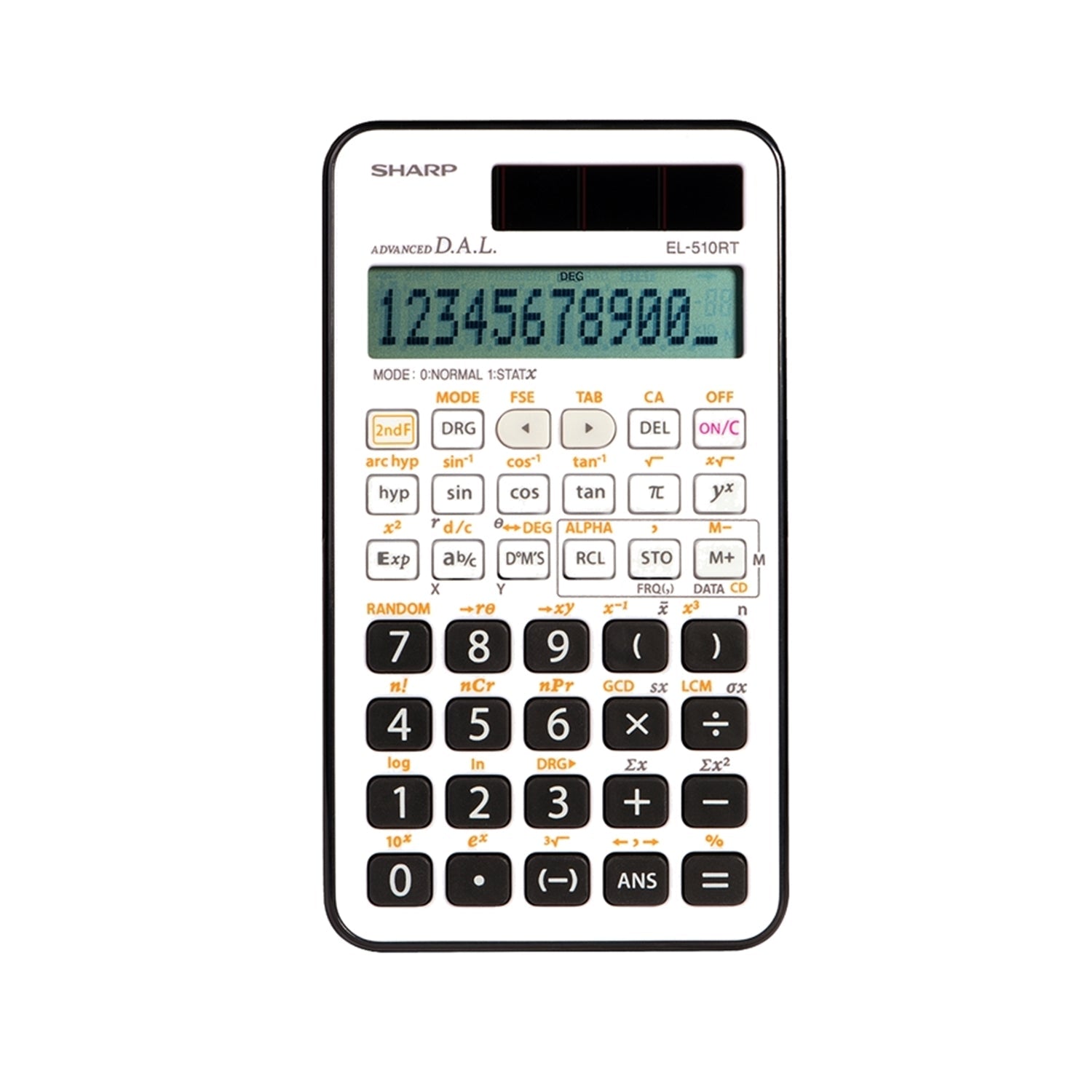 Sharp - Calculatrice Scientifique, 169 Fonctions avec Étui Rigide, Blanc