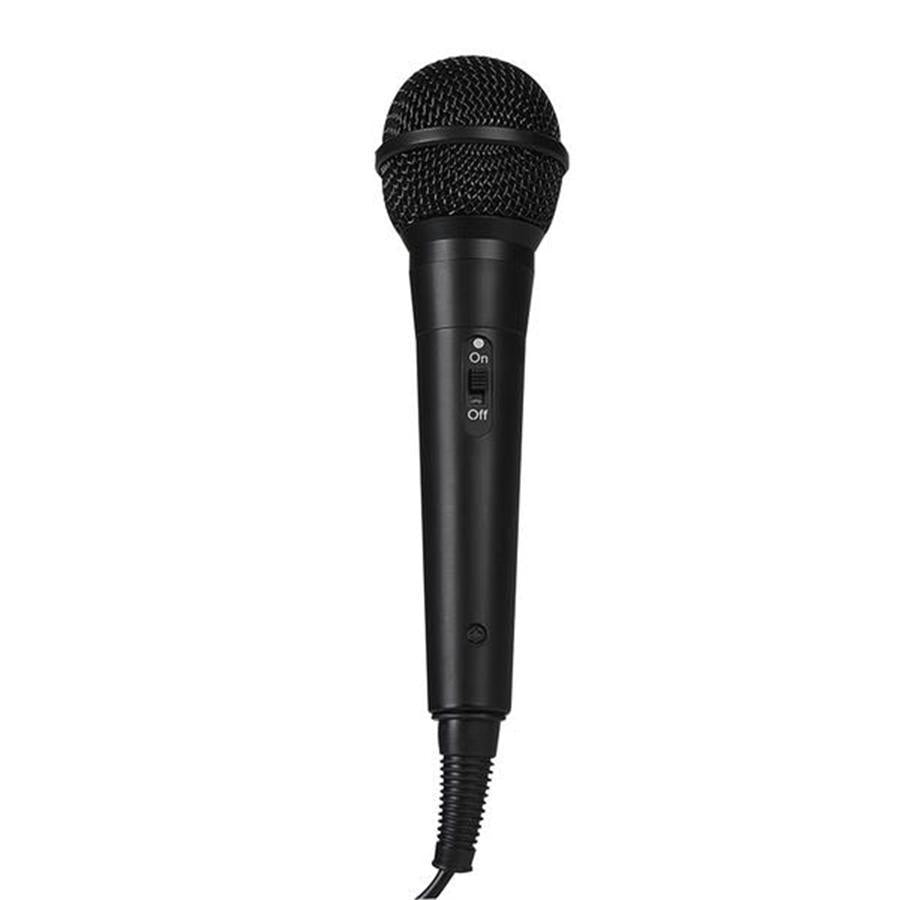 Singsation - Microphone Dynamique Filaire, Câbles de 1.8 Mètre, Noir