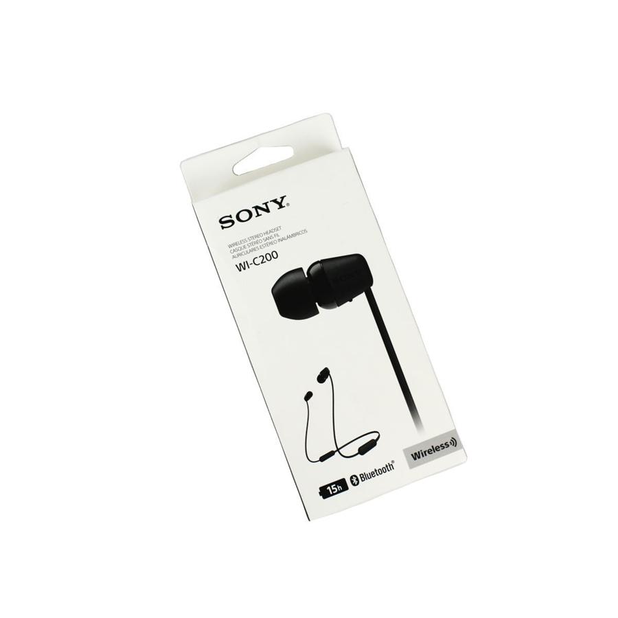 Sony - Écouteurs Sans-Fil Stéréo Intra-Auriculaire, Bluetooth avec Télécommande et Microphone, Noir - Simple Boutique