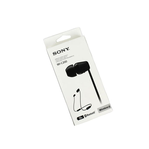 Sony - Écouteurs Sans-Fil Stéréo Intra-Auriculaire, Bluetooth avec Télécommande et Microphone, Noir