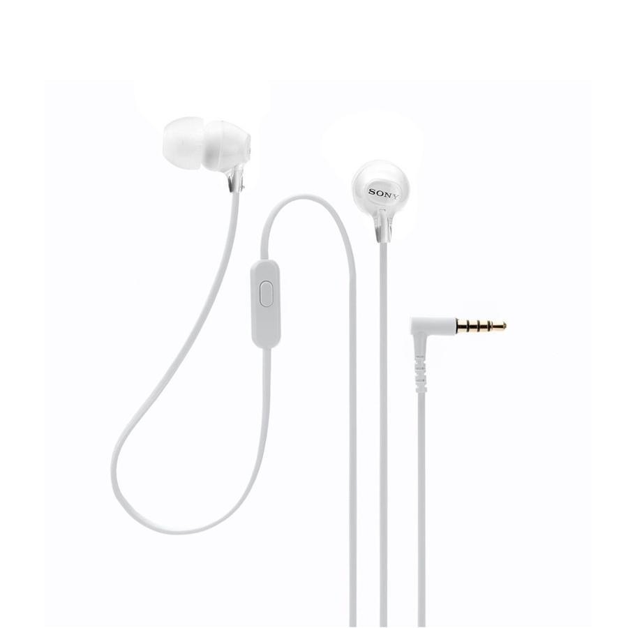 Sony - Écouteurs Stéréo Intra-Auriculaire avec Microphone, Blanc - Simple Boutique