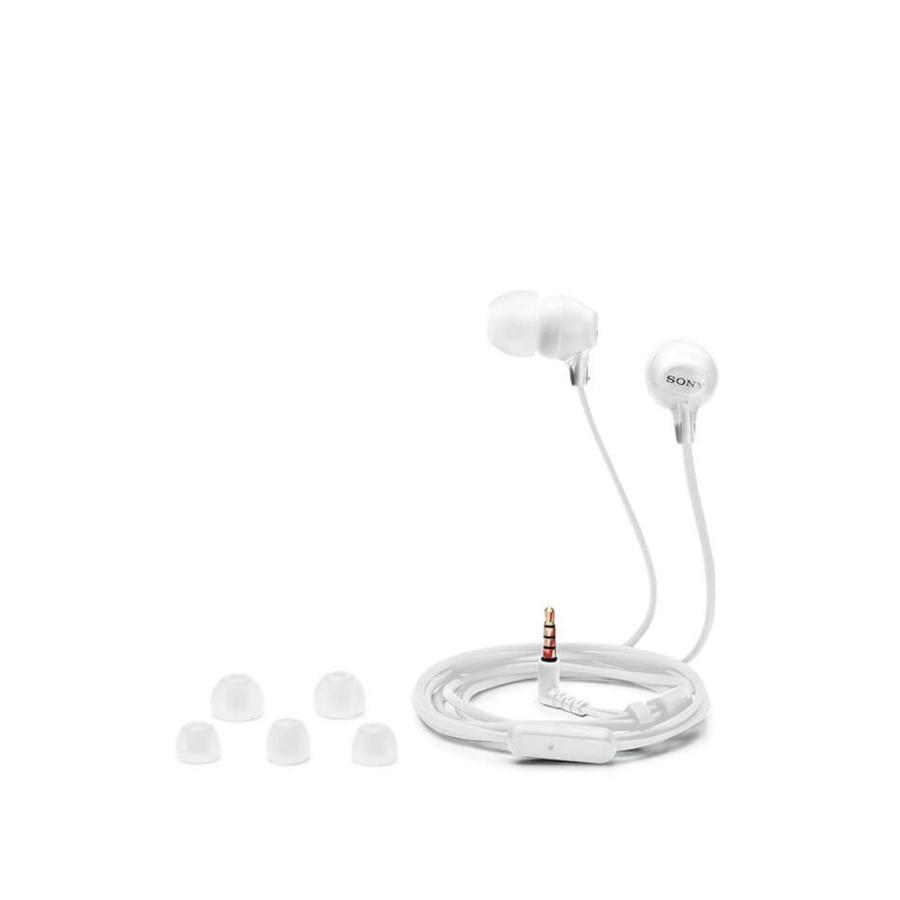 Sony - Écouteurs Stéréo Intra-Auriculaire avec Microphone, Blanc - Simple Boutique