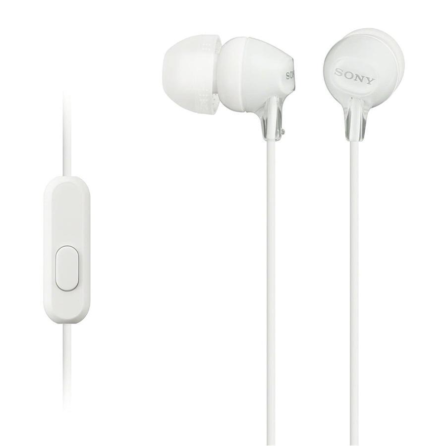 Sony - Écouteurs Stéréo Intra-Auriculaire avec Microphone, Blanc - Simple Boutique