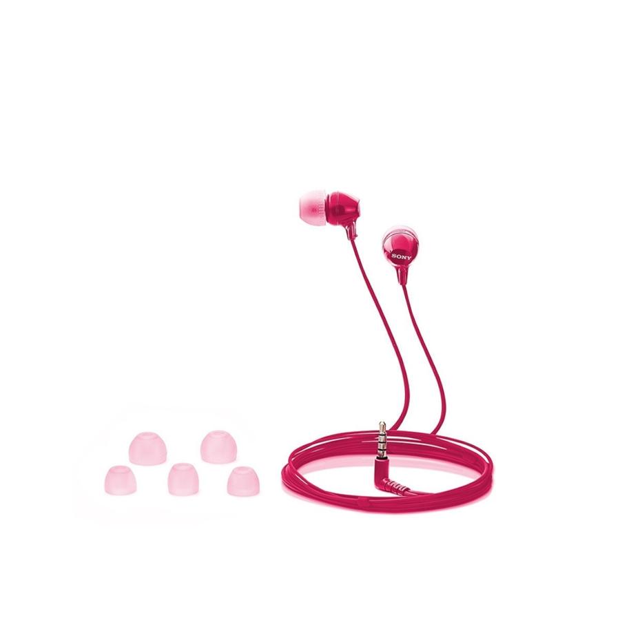 Sony - Écouteurs Stéréo Intra-Auriculaire avec Microphone, Rose - Simple Boutique