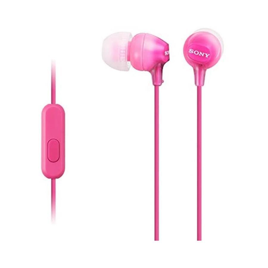 Sony - Écouteurs Stéréo Intra-Auriculaire avec Microphone, Rose - Simple Boutique