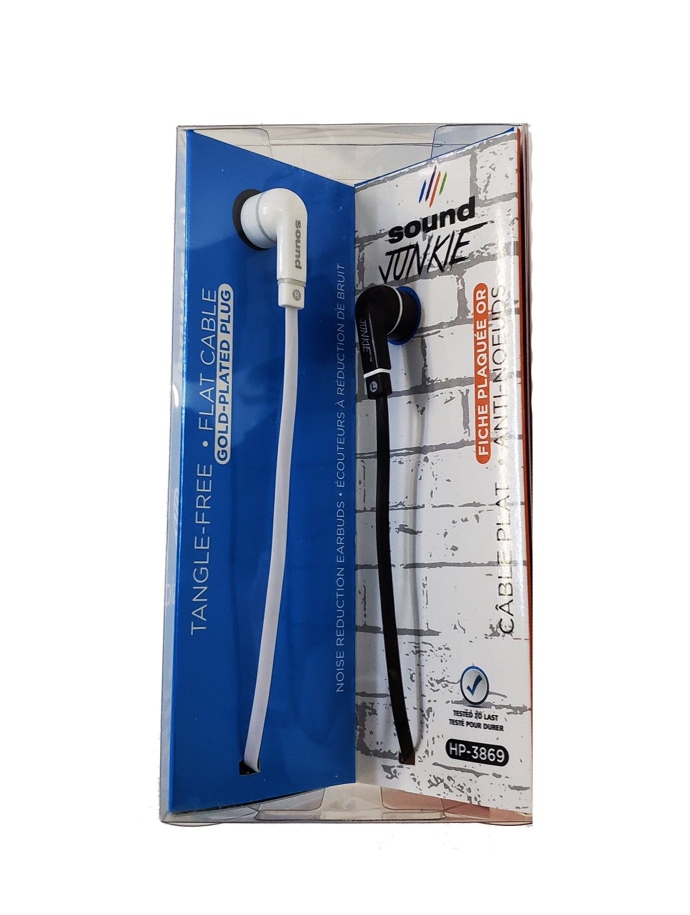 SoundJUNKIE HP-3869 Écouteurs noir et Blanc - Simple Boutique