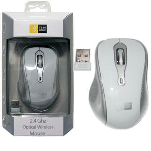 Souris sans fil 2.4Ghz micro récepteur USB de CaseLogic Argent - Simple Boutique