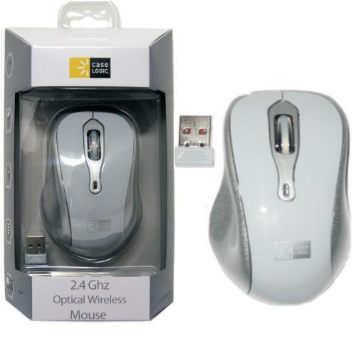 Souris sans fil 2.4Ghz micro récepteur USB de CaseLogic Argent - Simple Boutique