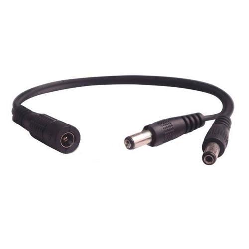 Splitter DC 1 Femelle à 2 Mâles 2.1mm X 5.5mm - Simple Boutique