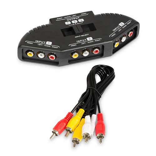Splitteur RCA 1 Entrée À 3 Sorties - Simple Boutique