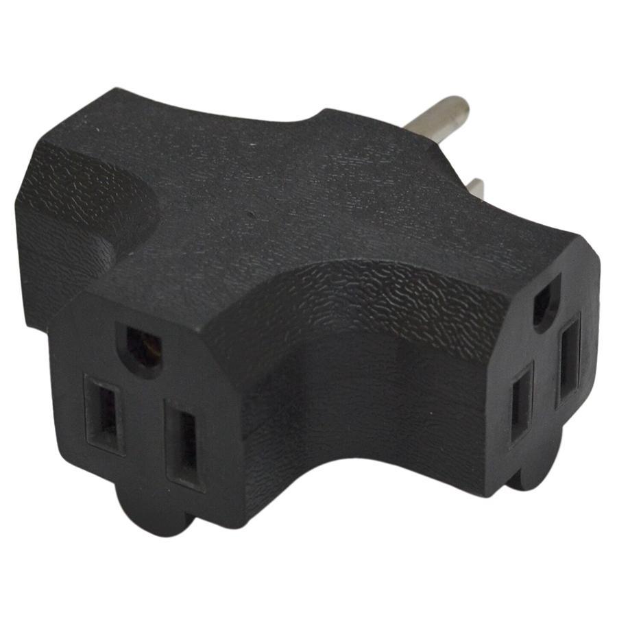 Stanley 30309 Multiprises Murale à 3 Prises avec Mise à la Terre Noir - Simple Boutique