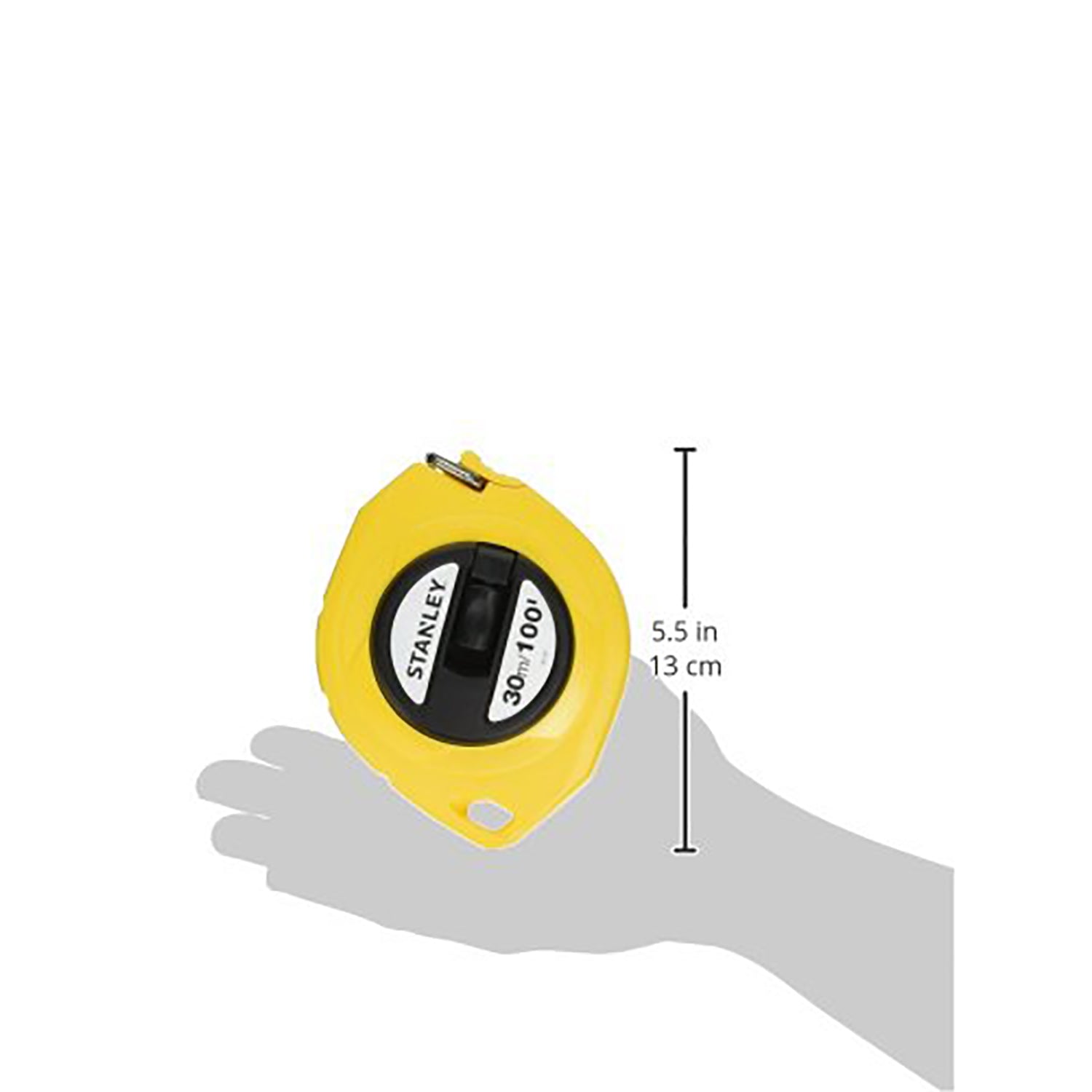Stanley - Ruban à Mesurer en Acier, Longueur de 100 Pieds/ 30 Mètres, Jaune - Simple Boutique