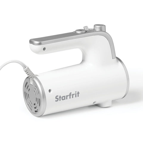 Starfrit - Batteur à Main à 5 Vitesses, 2 Embouts Versatiles, 250 Watts, Blanc