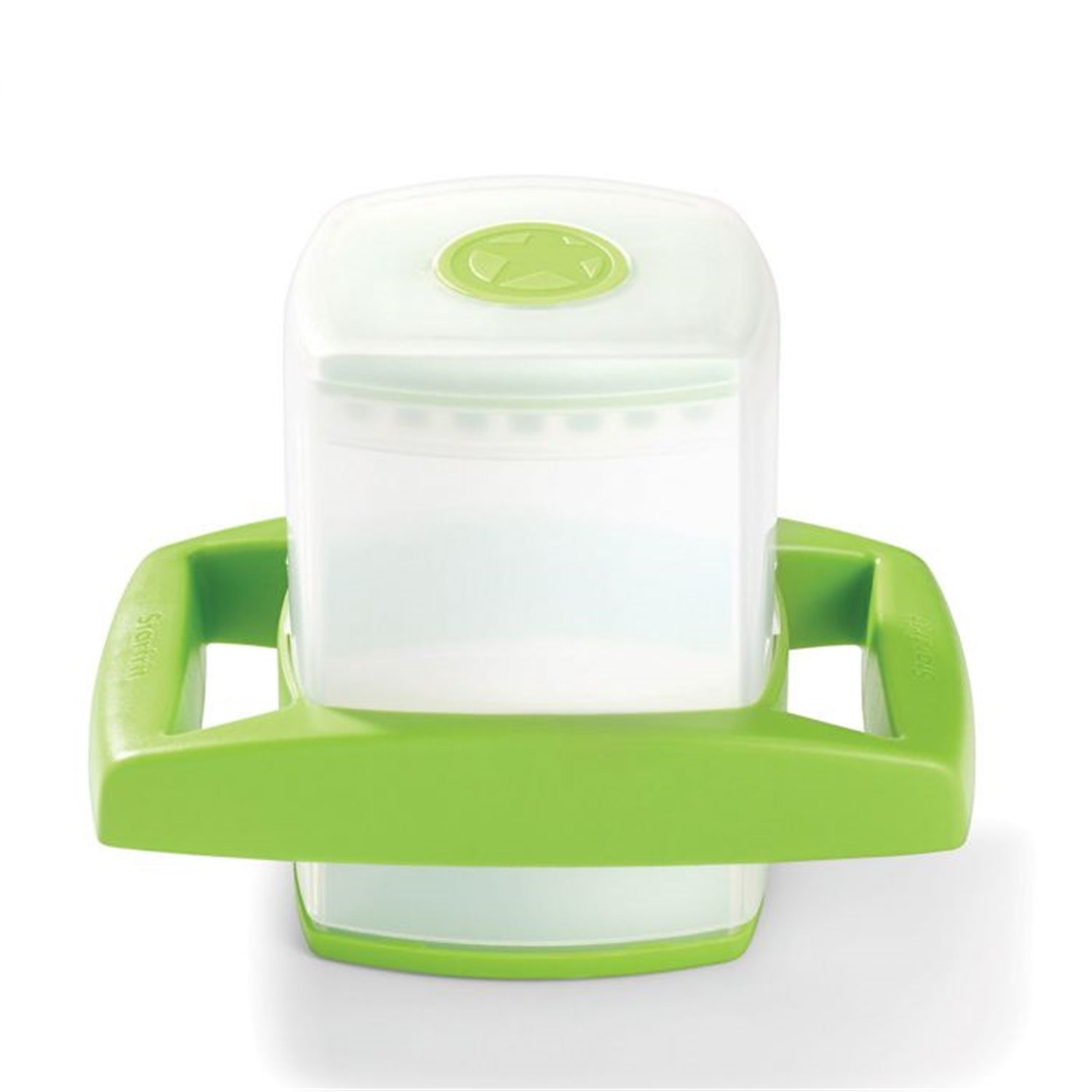 Starfrit - Coupe-Frites/Légumes Easy Fries, Base Antidérapante, Vert - Simple Boutique