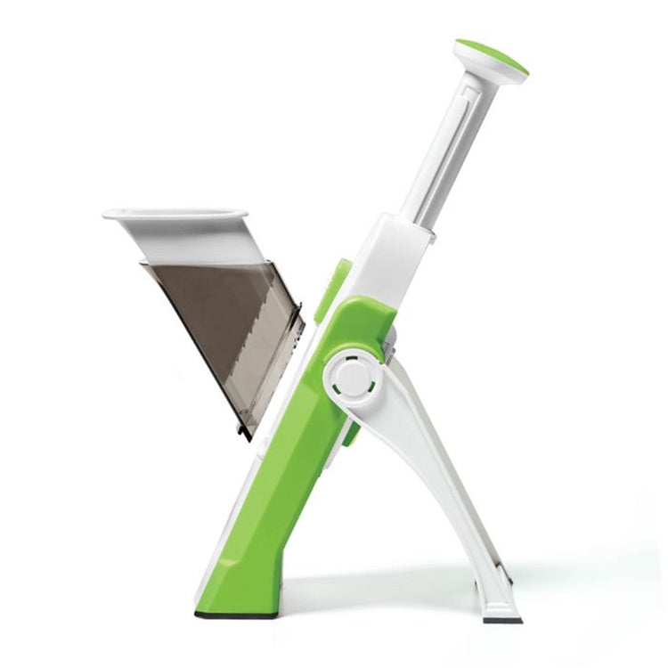 Starfrit - Coupe-Frites/Légumes Pump'N'Slice, Coupe en Bâtonnets, En Dés ou en Tranche, Vert - Simple Boutique