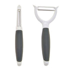 Starfrit - Ensemble de 2 Éplucheurs Super Tranchant, Lame en Acier Inoxydable, Blanc - Simple Boutique