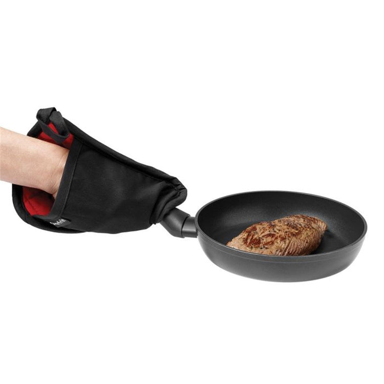 Starfrit - Ensemble de 2 Mitaines/Sous-Plats en Néoprène, Résiste jusqu'à 260 Degré Celcius, Design Antidérapant, Noir - Simple Boutique