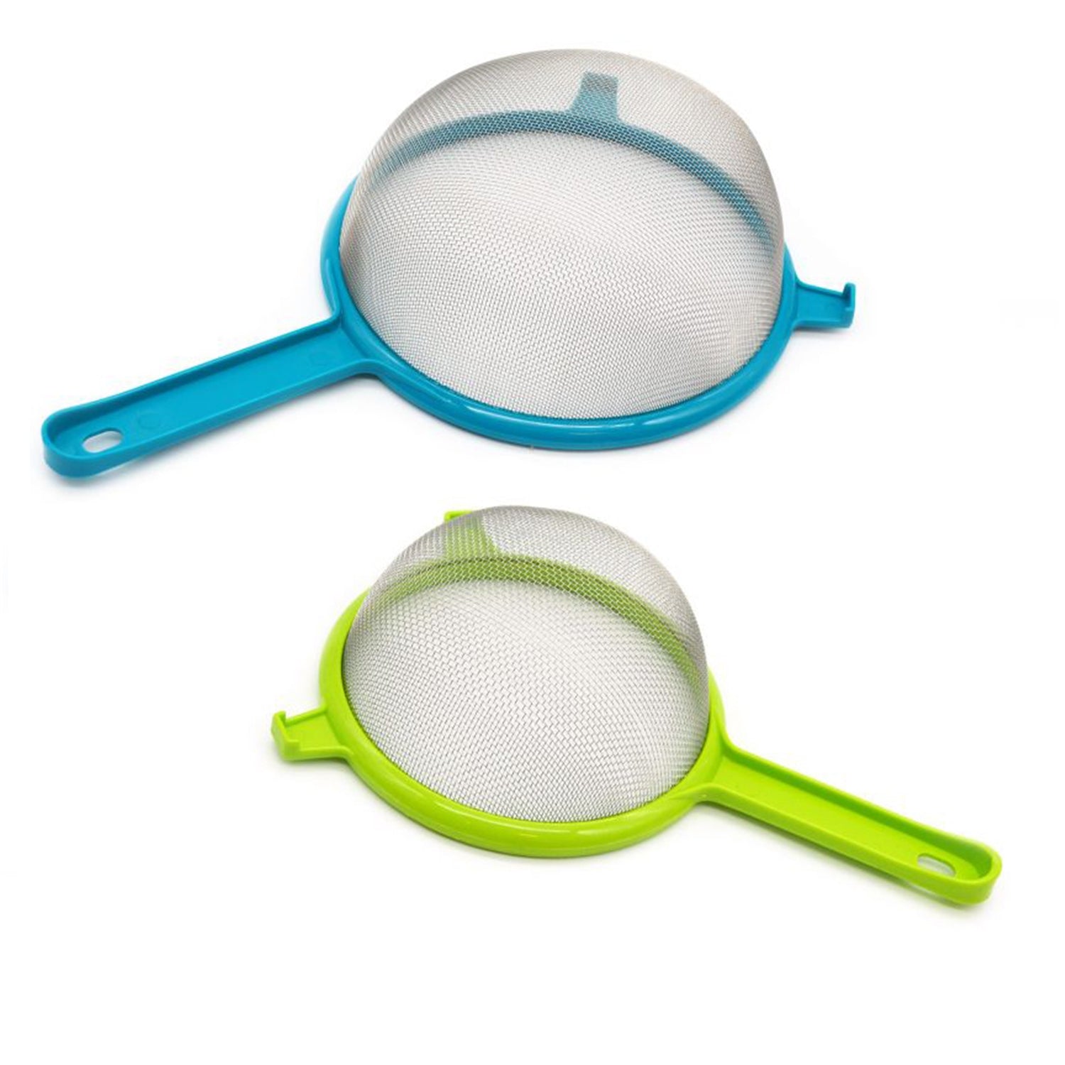 Starfrit - Ensemble de 2 Passoires, Diamètre de 15cm et 20 cm, Filet en Acier Inoxydable - Simple Boutique