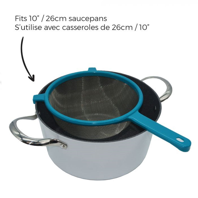 Starfrit - Ensemble de 2 Passoires, Diamètre de 15cm et 20 cm, Filet en Acier Inoxydable - Simple Boutique