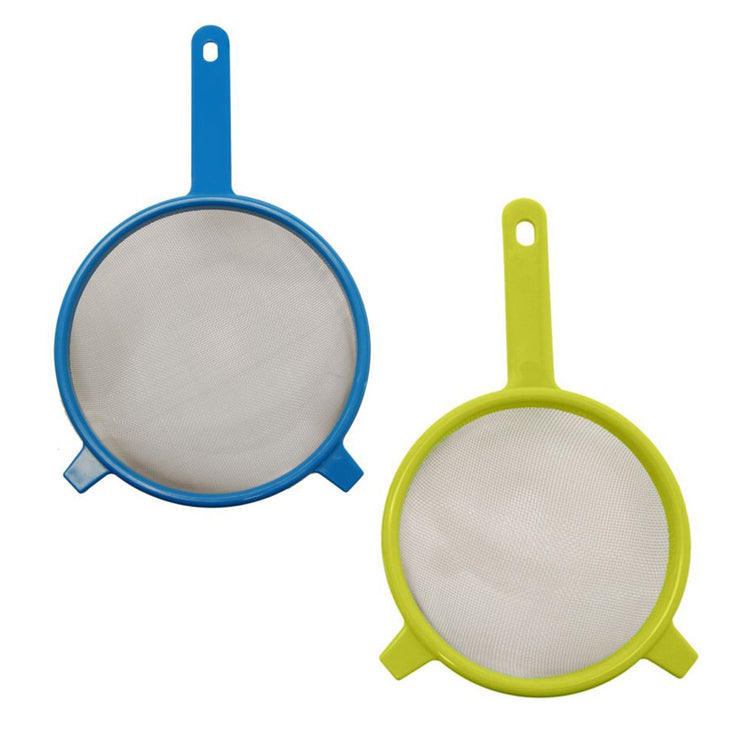 Starfrit - Ensemble de 2 Passoires, Diamètre de 15cm et 20 cm, Filet en Acier Inoxydable - Simple Boutique