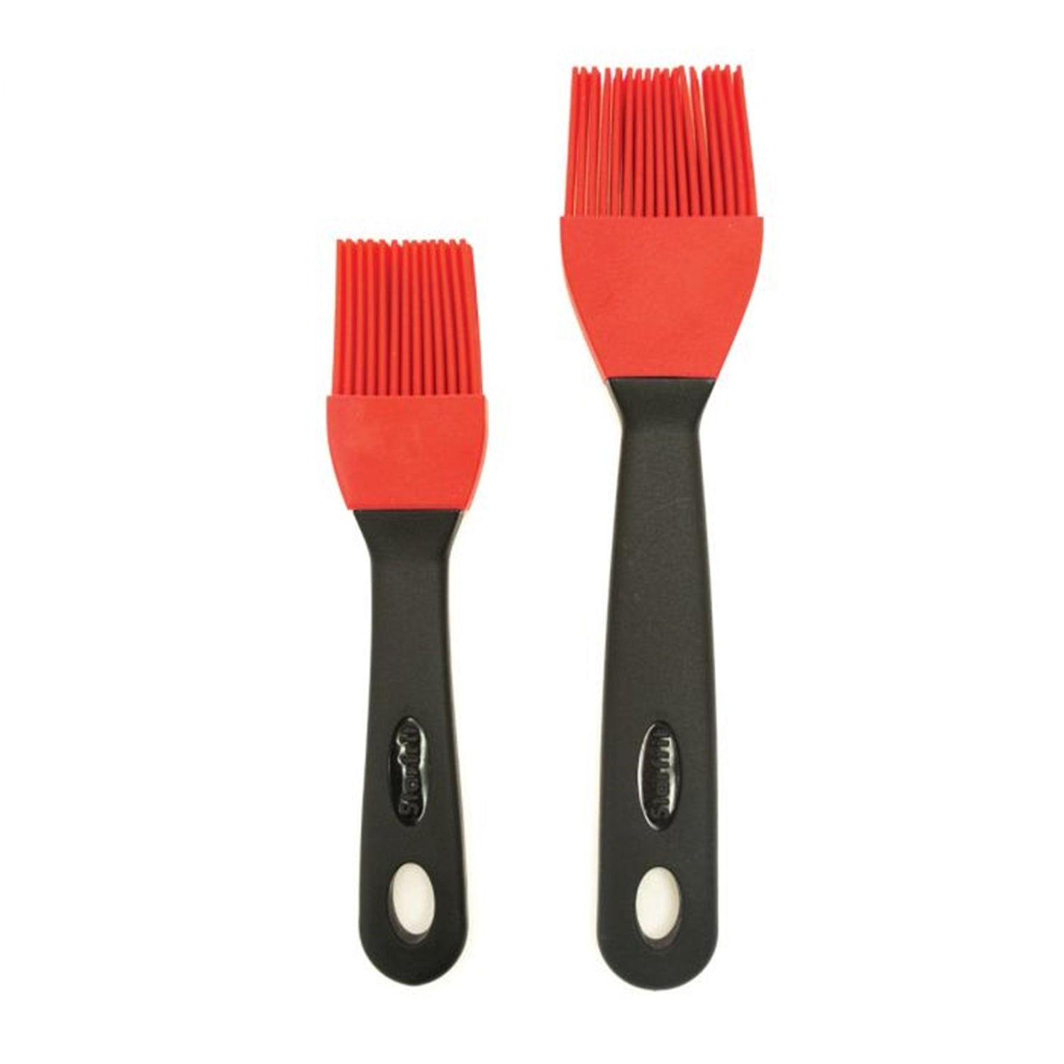 Starfrit - Ensemble de 2 Pinceaux à Badigeonner en Silicone, Rouge - Simple Boutique