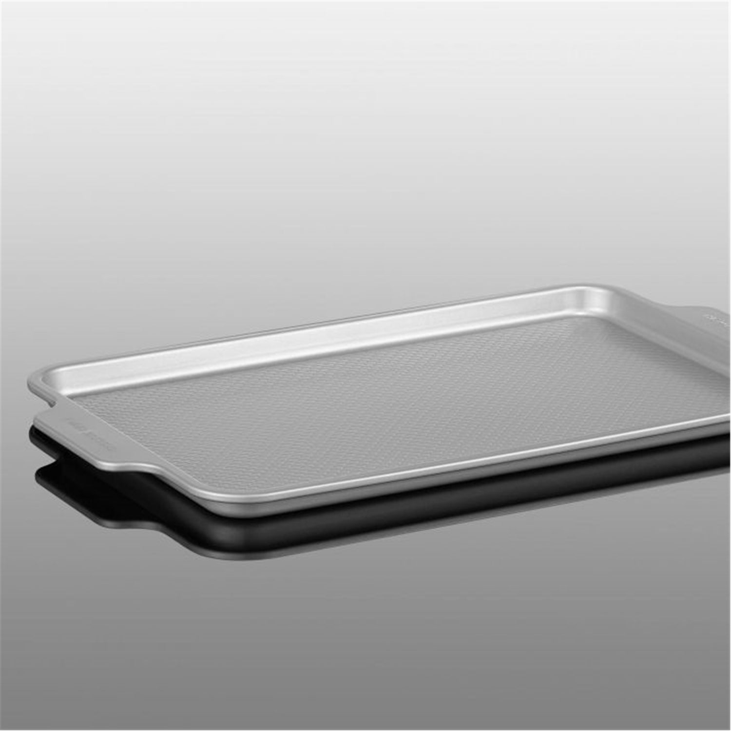 Starfrit - Ensemble de 2 Plaques de Cuisson The Rock Wave, 10" x 15" et 11" x 17.5", Acier au Carbone - Simple Boutique