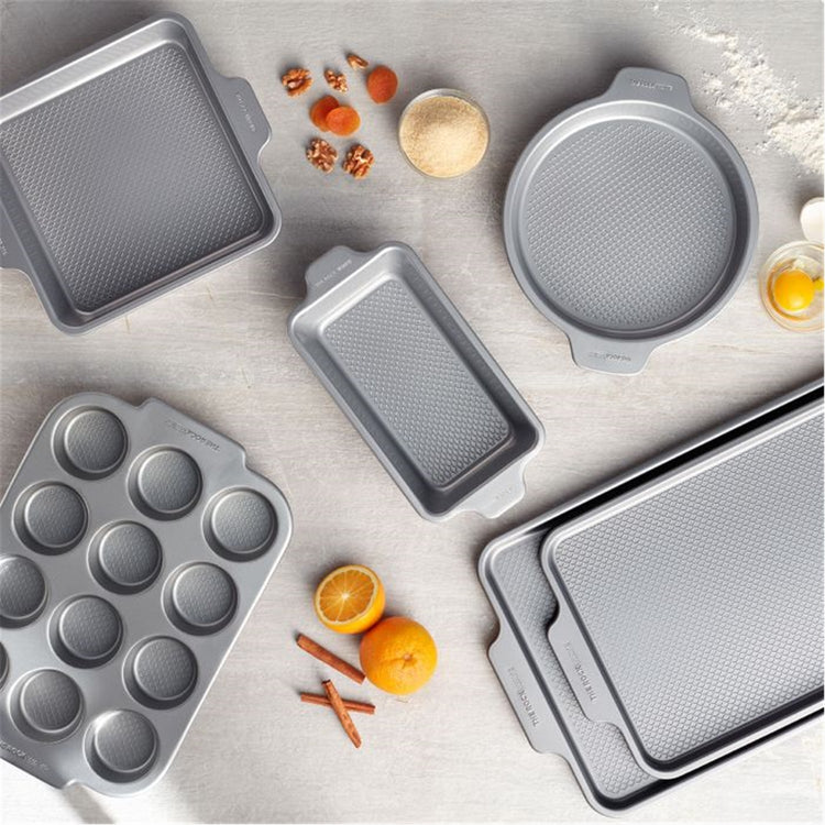 Starfrit - Ensemble de 2 Plaques de Cuisson The Rock Wave, 10" x 15" et 11" x 17.5", Acier au Carbone - Simple Boutique