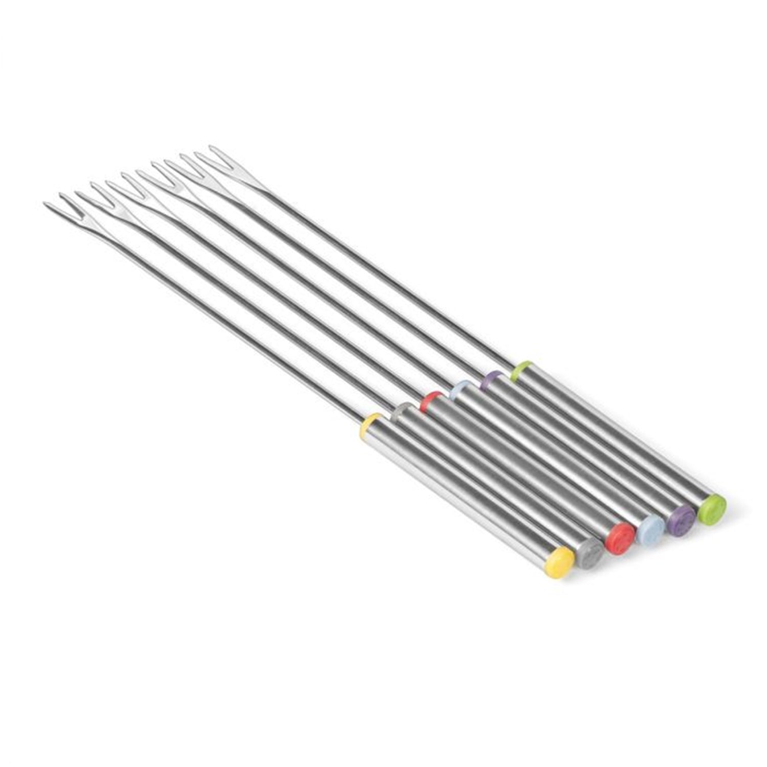 Starfrit - Ensemble de 6 Fourchettes à Fondue avec Manche en Acier Inoxidable - Simple Boutique