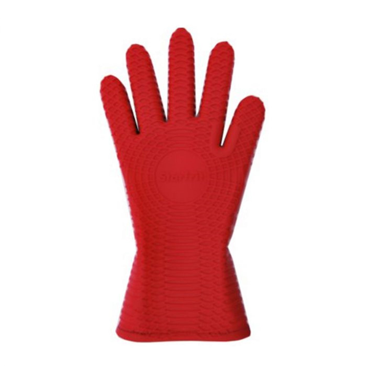 Starfrit - Gant en Silicone pour le Four, Surface Texturée pour une Prise Antidérapante, Rouge - Simple Boutique