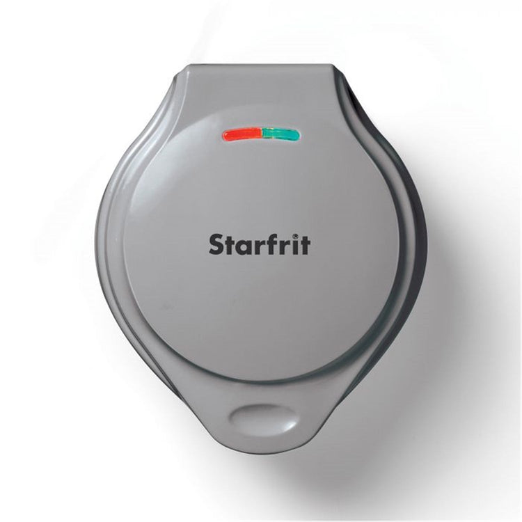 Starfrit - Gaufrier Électrique, Revêtement Antiadhésif, 900 Watts, Gris - Simple Boutique