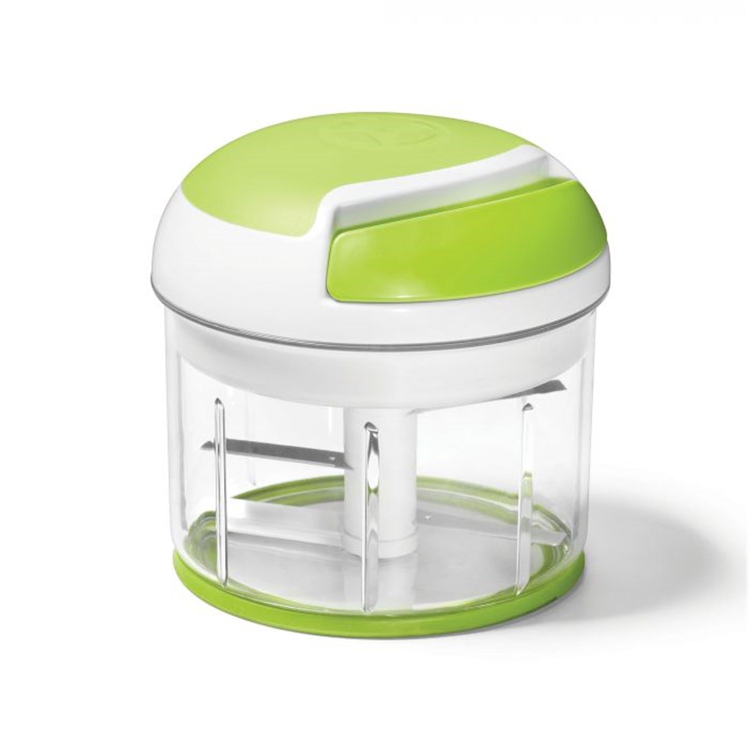 Starfrit - Hachoir Manuel à Corde Rétractable, Système à 3 Lames, Vert - Simple Boutique