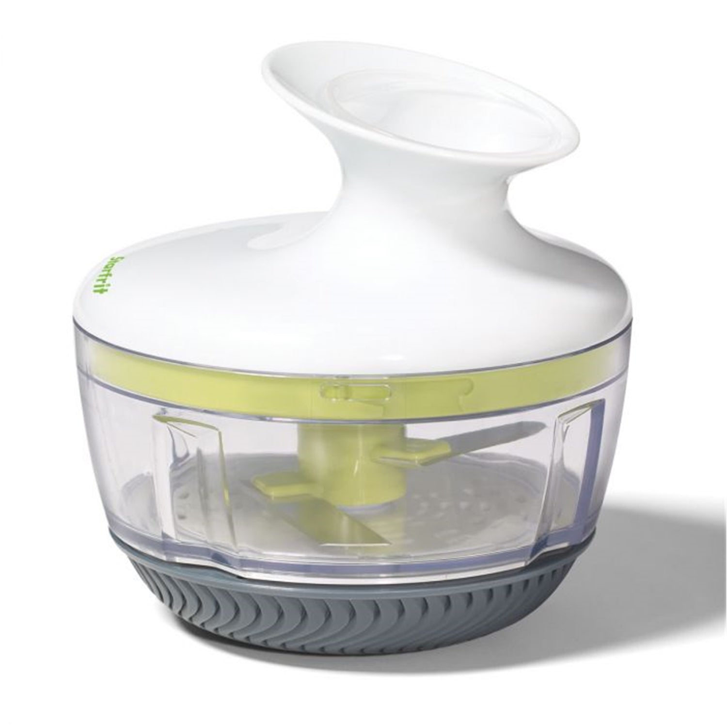 Starfrit - Hachoir à Base Rotative, 3 Lames en Acier Inoxydable, Vert - Simple Boutique