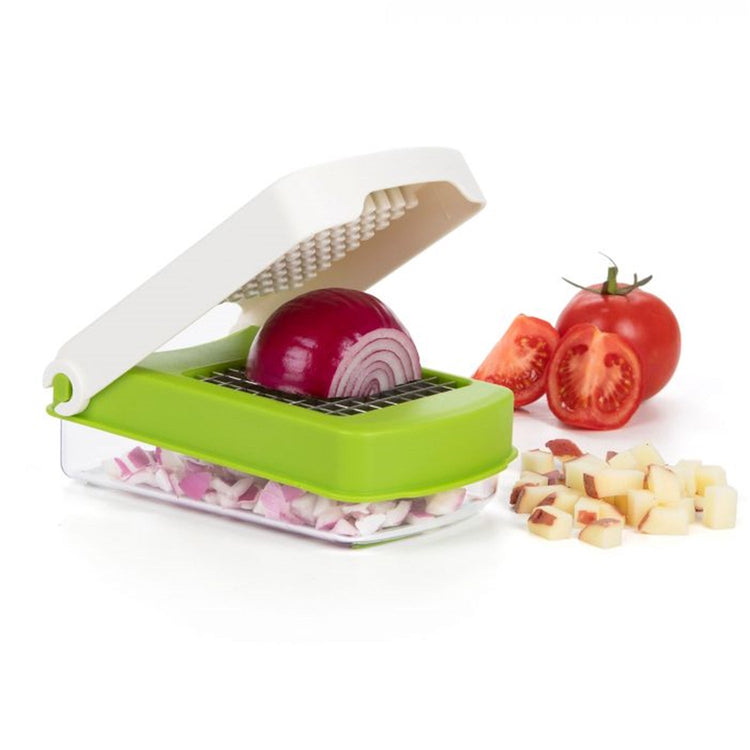 Starfrit - Hachoir à Oignons, Ouverture Pratique et Outils de Nettoyage Inclus, Vert - Simple Boutique