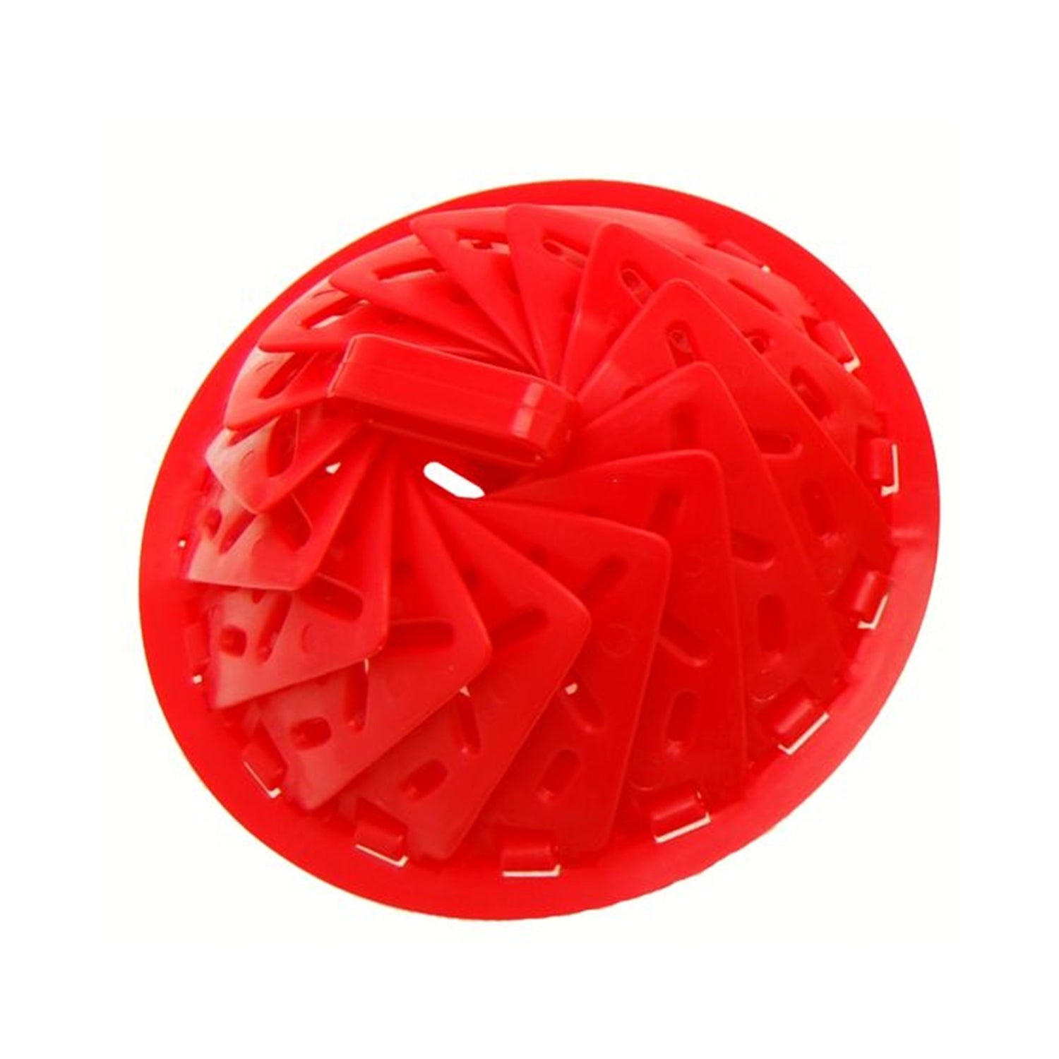 Starfrit - Marguerite à Légume avec Pied, Fabriqué en Silicone, Rouge - Simple Boutique