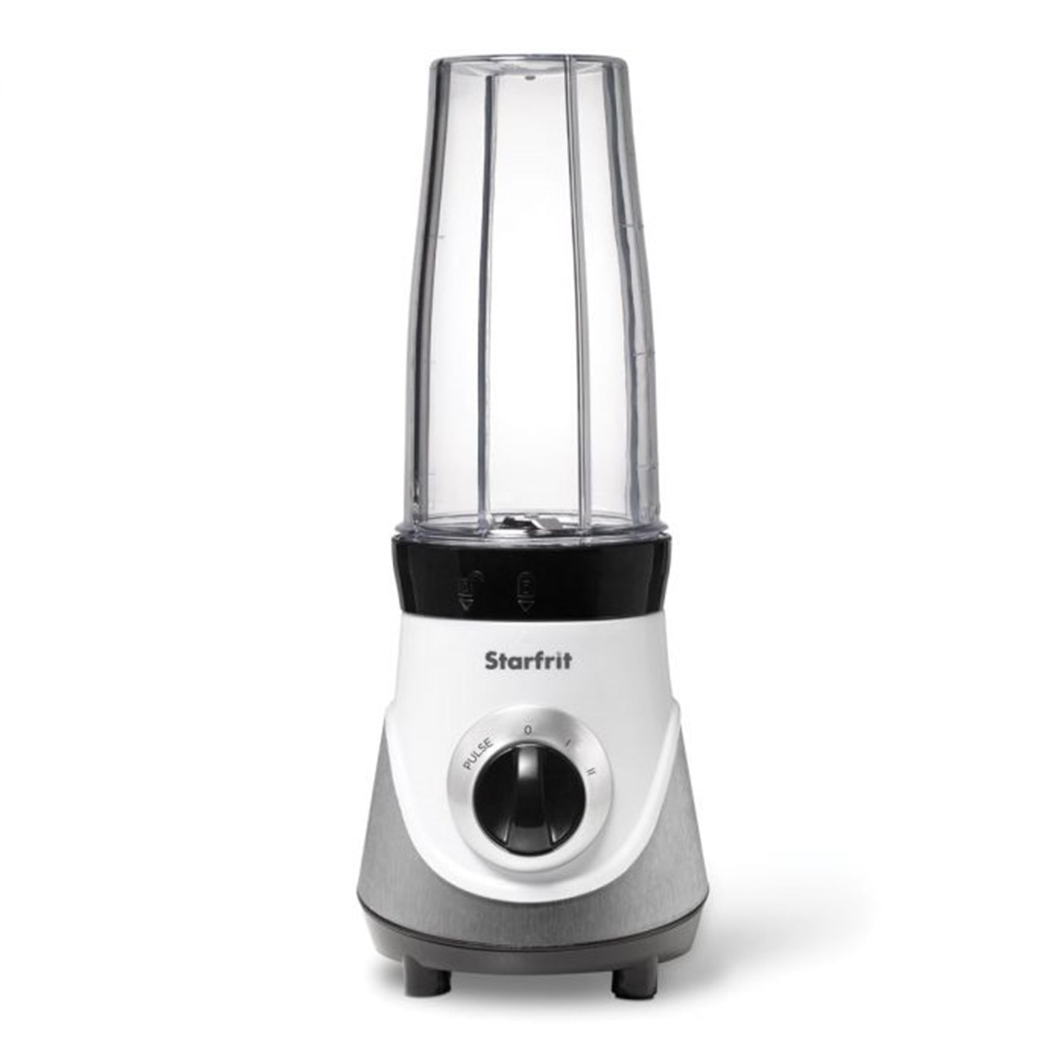 Starfrit - Mélangeur Personnel Électrique, 2 Lames en Acier Inoxydable, Capacité de 828ml, Blanc - Simple Boutique