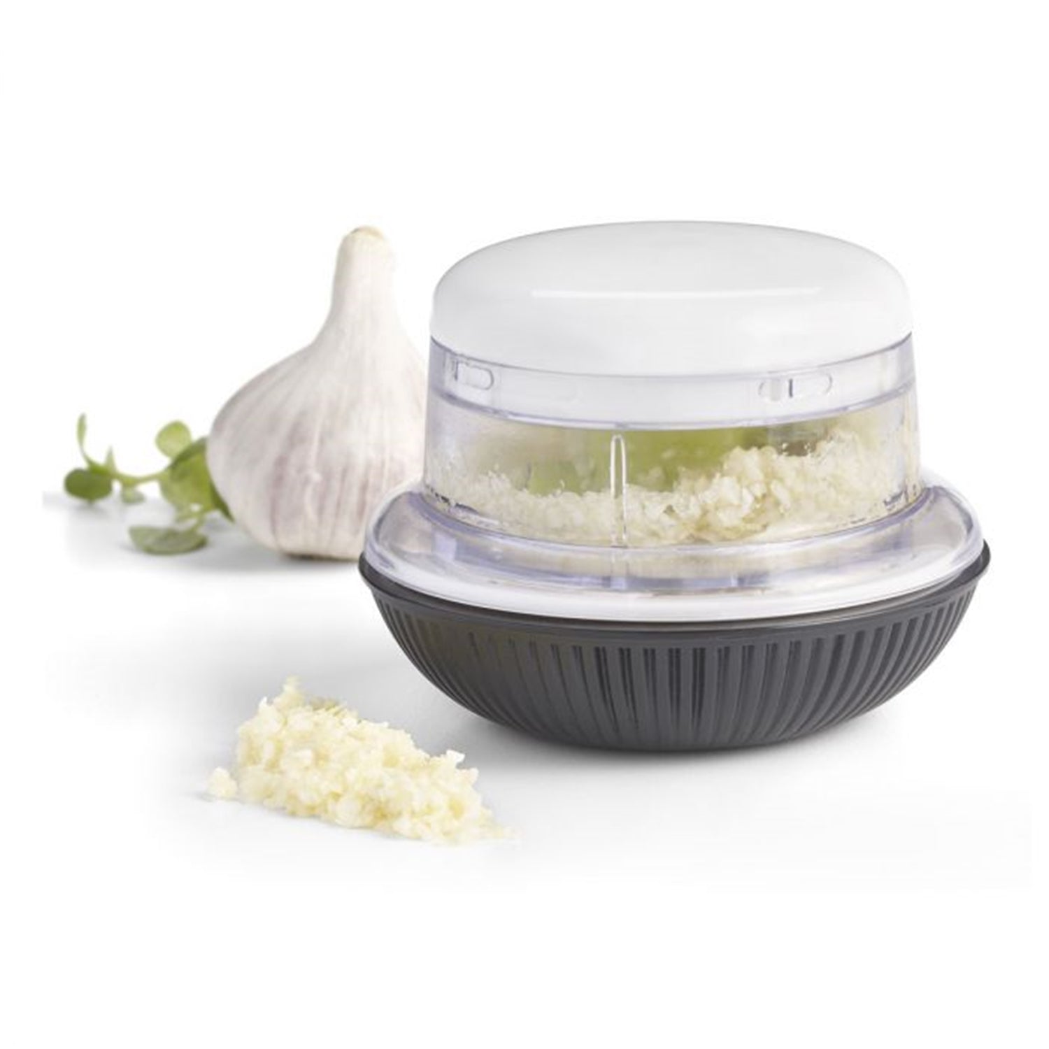 Starfrit - Mini Hachoir à Base Rotative pour Ail et Fines Herbes, Noir - Simple Boutique